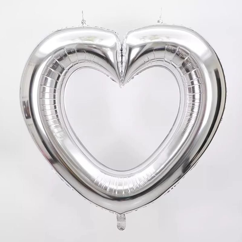 40 Inch Hollow Big Love Heart Aluminum Balloon Valentine'S Day Decoration Balloon