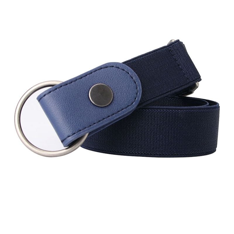 Women Simple Elastic Waist Non-Perforated Belt