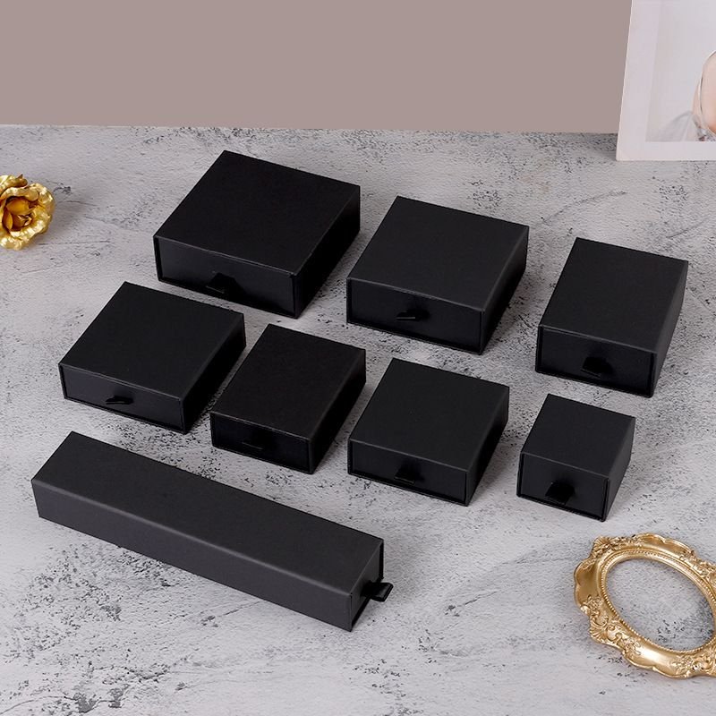 Simple Ring Earrings Necklace Bracelet Jewelry Packaging Gift Box