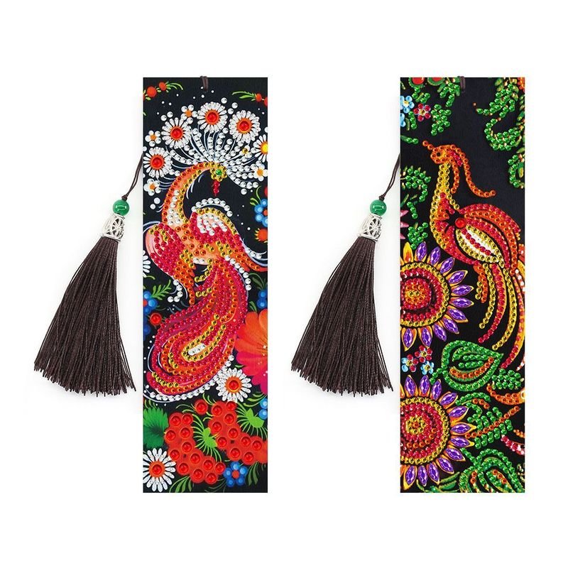 Fashion Bright Diamond Special-Shaped Handmade DIY 5D Diamond Painting Bookmark