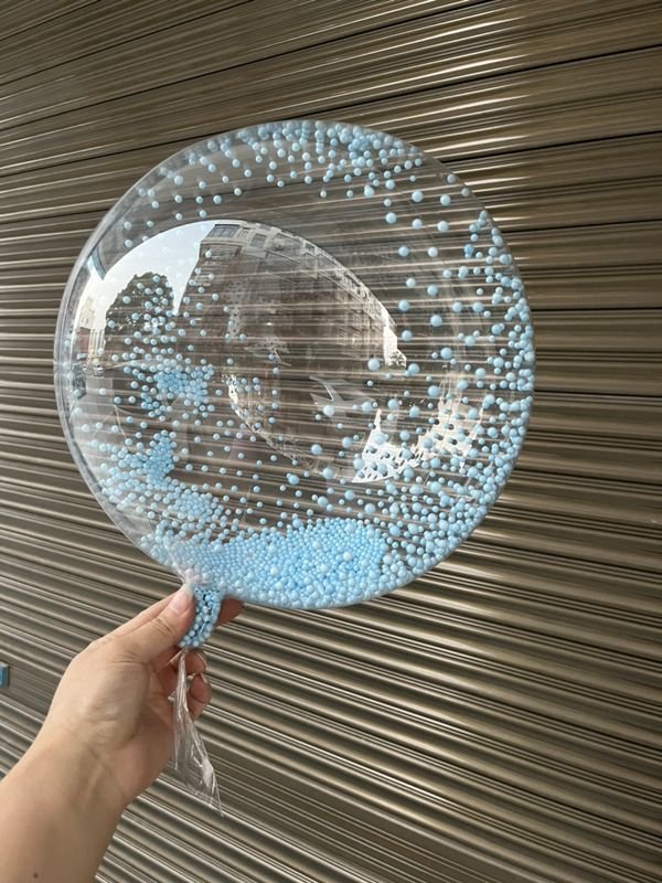 18 Inch Creative Foam Feather Sequins Wave Ball Holiday Party Venue Decoration