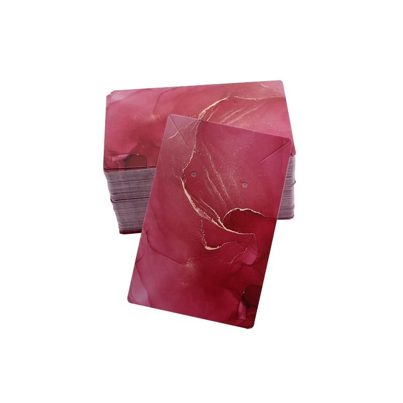 Earrings Necklace Display Cardboard Diy Handmade Packaging Paper Card