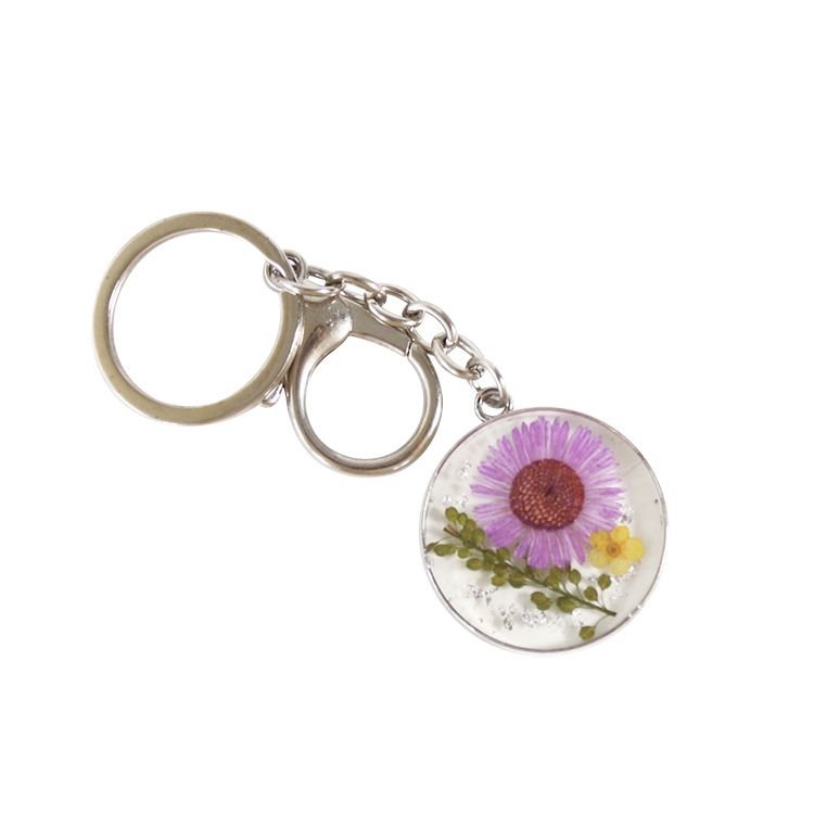 Women Fashion Simple Dried Flower Key Chain 6-Bag