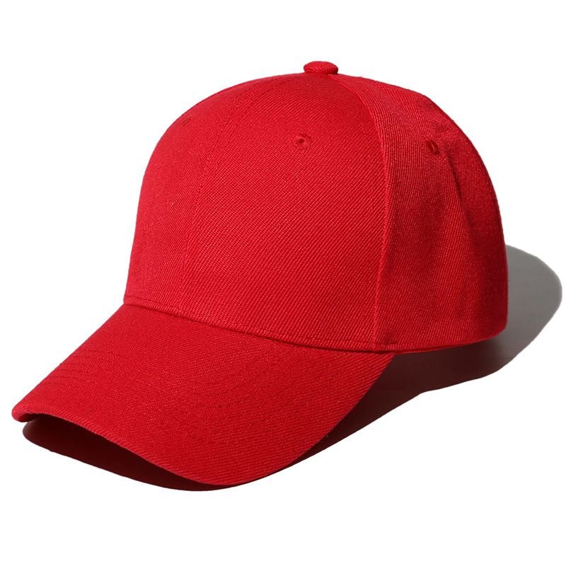 Unisex Solid Color Custom Baseball Cap