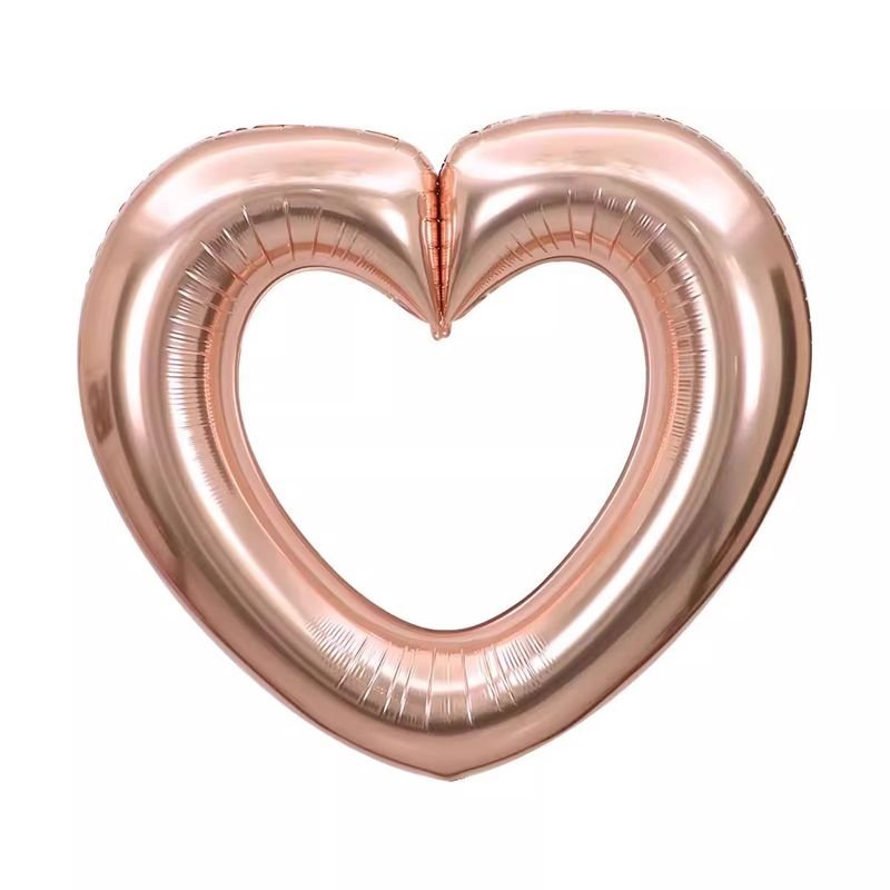 40 Inch Hollow Big Love Heart Aluminum Balloon Valentine'S Day Decoration Balloon