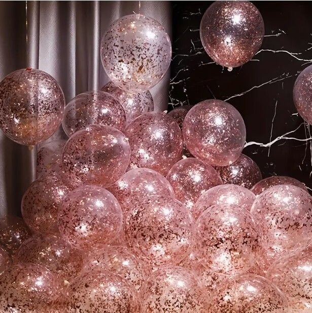 12-Inch Fragments Of Paper Sequins Balloon Party Scene Atmosphere Decoration Props 100-Bag