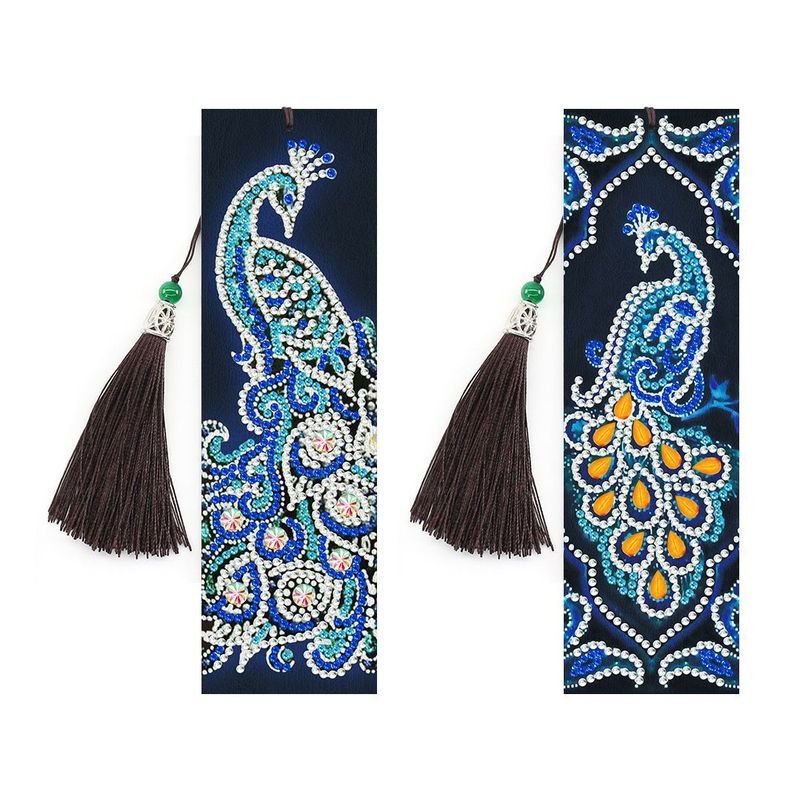 Fashion Bright Diamond Special-Shaped Handmade DIY 5D Diamond Painting Bookmark
