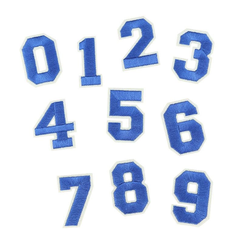 Iron Hot Melt Adhesive Computer Embroidery Label Multicolor 26 Letters Accessories