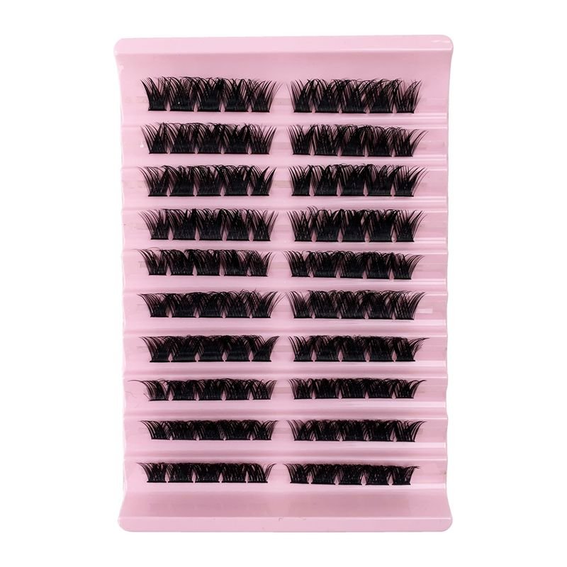 Women Simple Natural Curled Segmented False Eyelashes