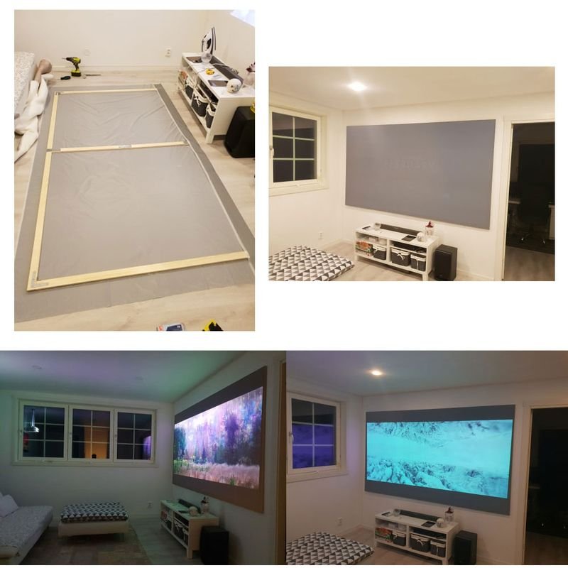 100 Inch High-Definition Portable Projection Screen
