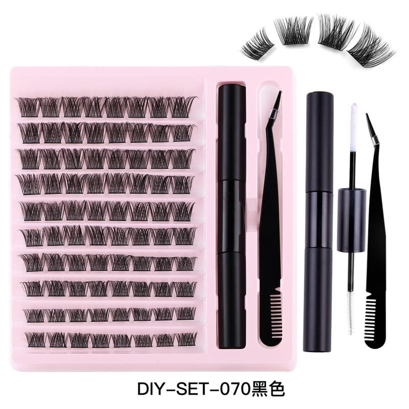 Women Simple Natural Thick Segmented False Eyelashes