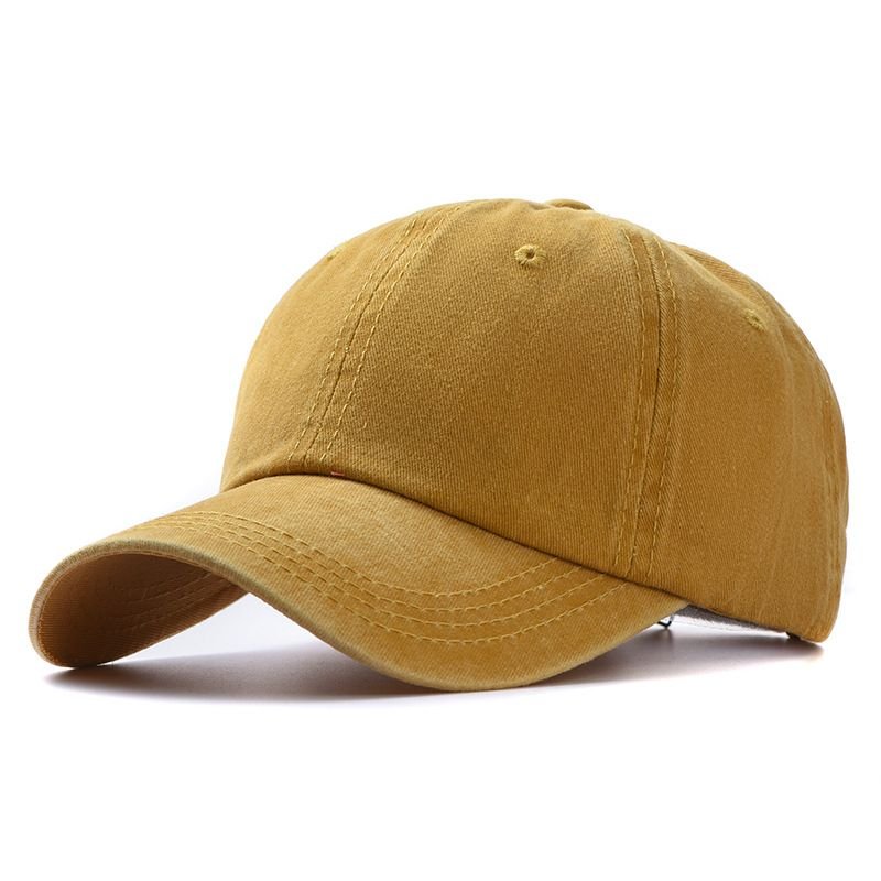 Custom Logo Unisex Solid Color Baseball Cap