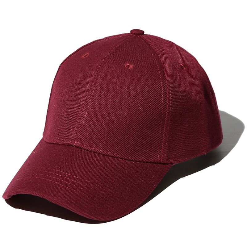 Unisex Solid Color Custom Baseball Cap