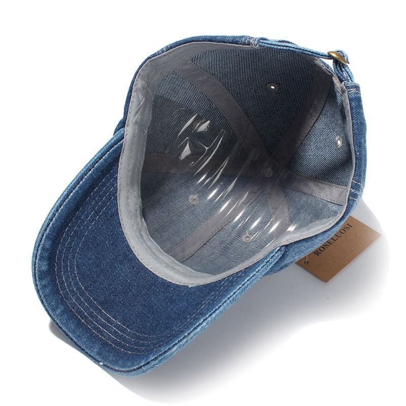 Unisex Fashion Denim Baseball Cap Custom