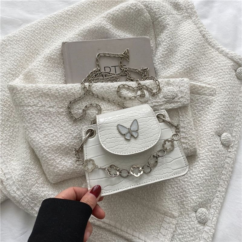 Fashion Butterfly Chain Mini Messenger Bag